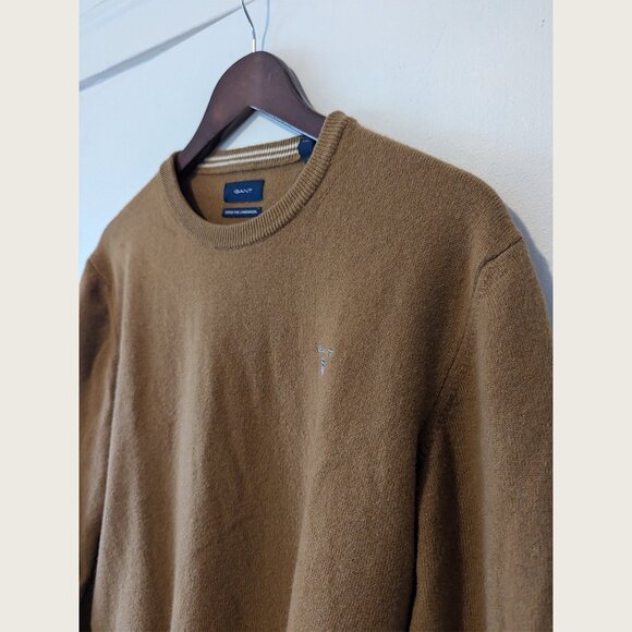 GANT - Lambswool crewneck sweater - Sz M - Picture 2 of 8